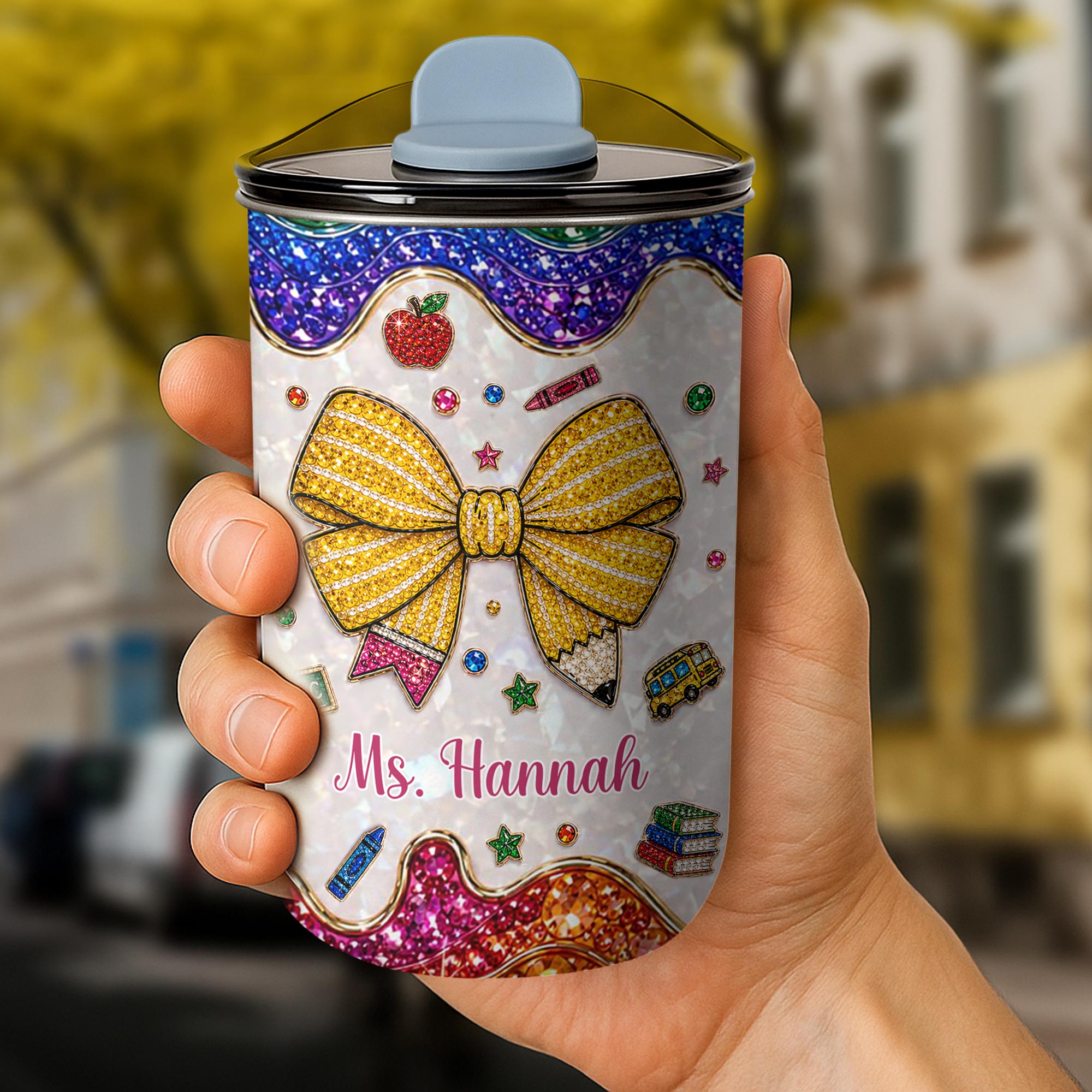 A Teacher Is The Heart, 10oz Tumbler, Gift For Teachers and Educators –  CHERIFY