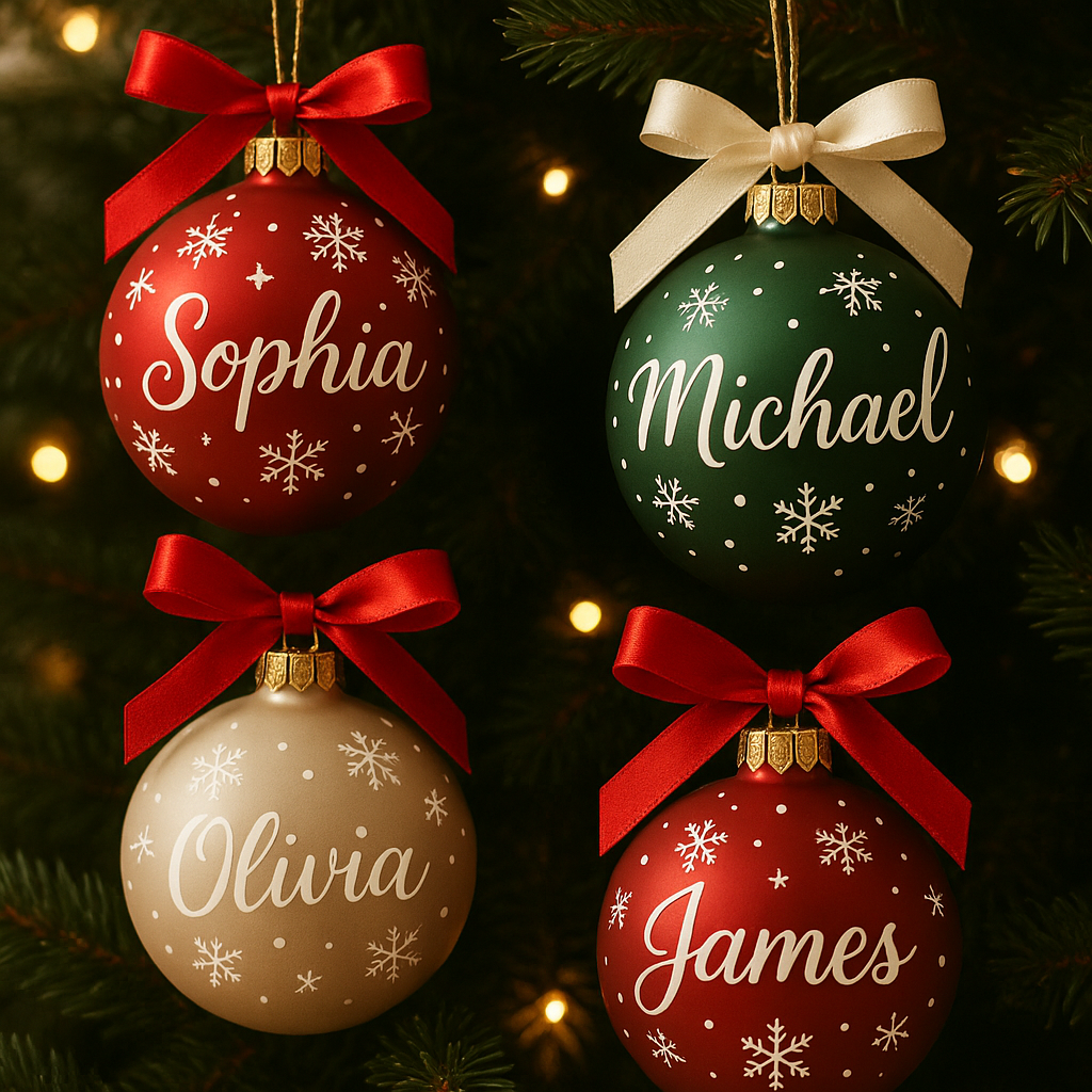 Where to Buy Personalized Christmas Ornaments: Your Search Ends Here