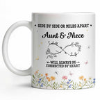 Aunt & Niece Always Connected by Heart With Flowers