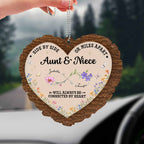 Side By Side Or Miles Apart Aunt & Niece Connected By Heart