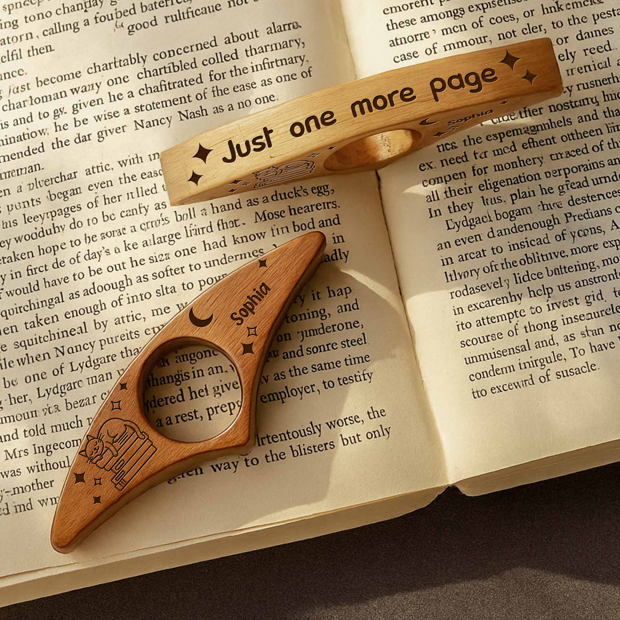 Just One More Page, Book Holder