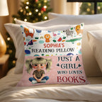 Just A Girl Who Loves Books Pillow