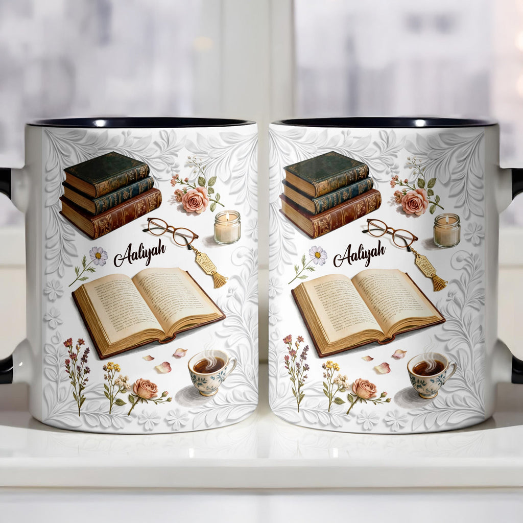 A Cozy Moment With Books And Flowers