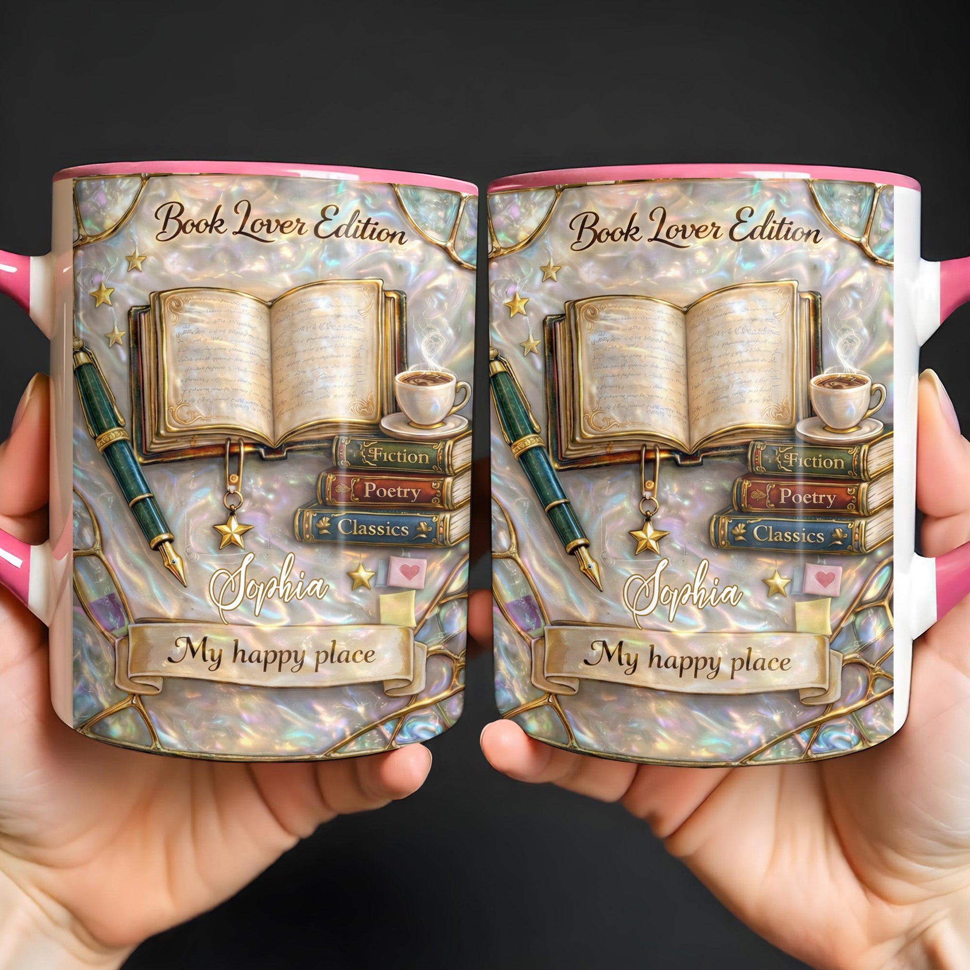 Book Lover Edition, My Happy Place With Books And Coffee