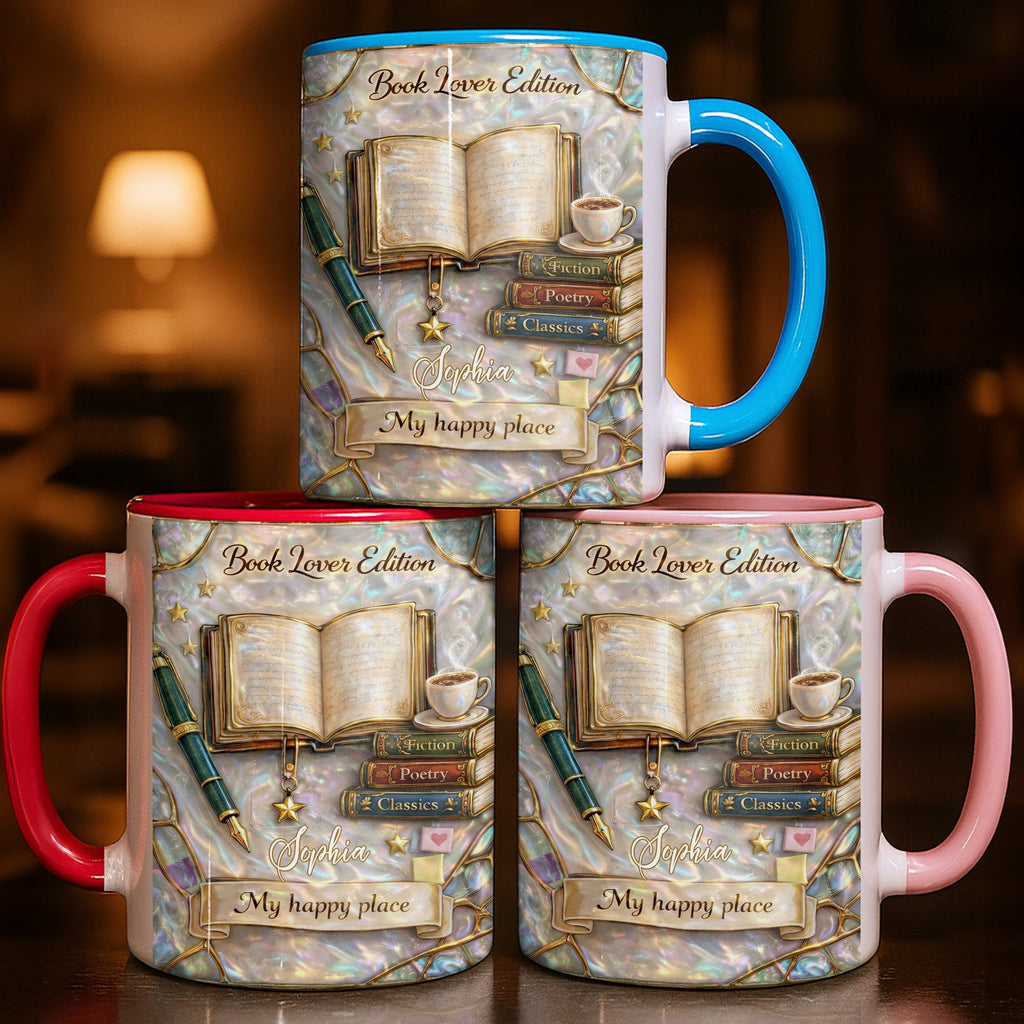 Book Lover Edition, My Happy Place With Books And Coffee