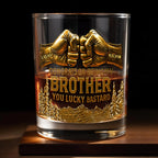 Congrats On Being My Brother, Fist Bump And Mountains Design
