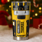 Perfect Gift For Handyman Featuring Tools And Drill Design - Personalized Custom Stainless Steel Tumbler 20oz 30oz - BRT010_TB