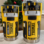 Perfect Gift For Handyman Featuring Tools And Drill Design - Personalized Custom Stainless Steel Tumbler 20oz 30oz - BRT010_TB
