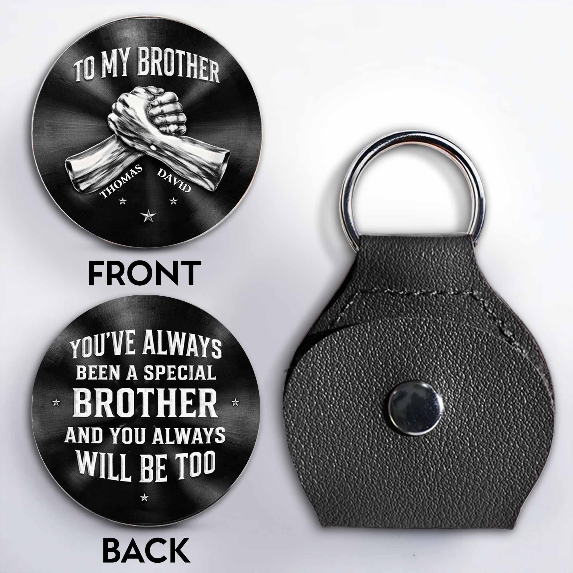 To My Brother, Special Brother Hands Keepsake