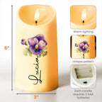 True Blessings Of Friendship And Pansy Flower Design