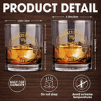 Congrats On Being My Brother You Lucky Bastard Glass - Personalized Custom Whiskey Glass - BST144_RWG