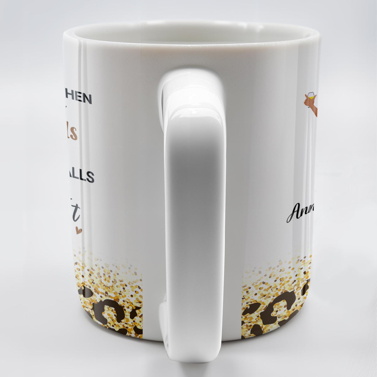 Friends Until We Die Ghost Friends Mug