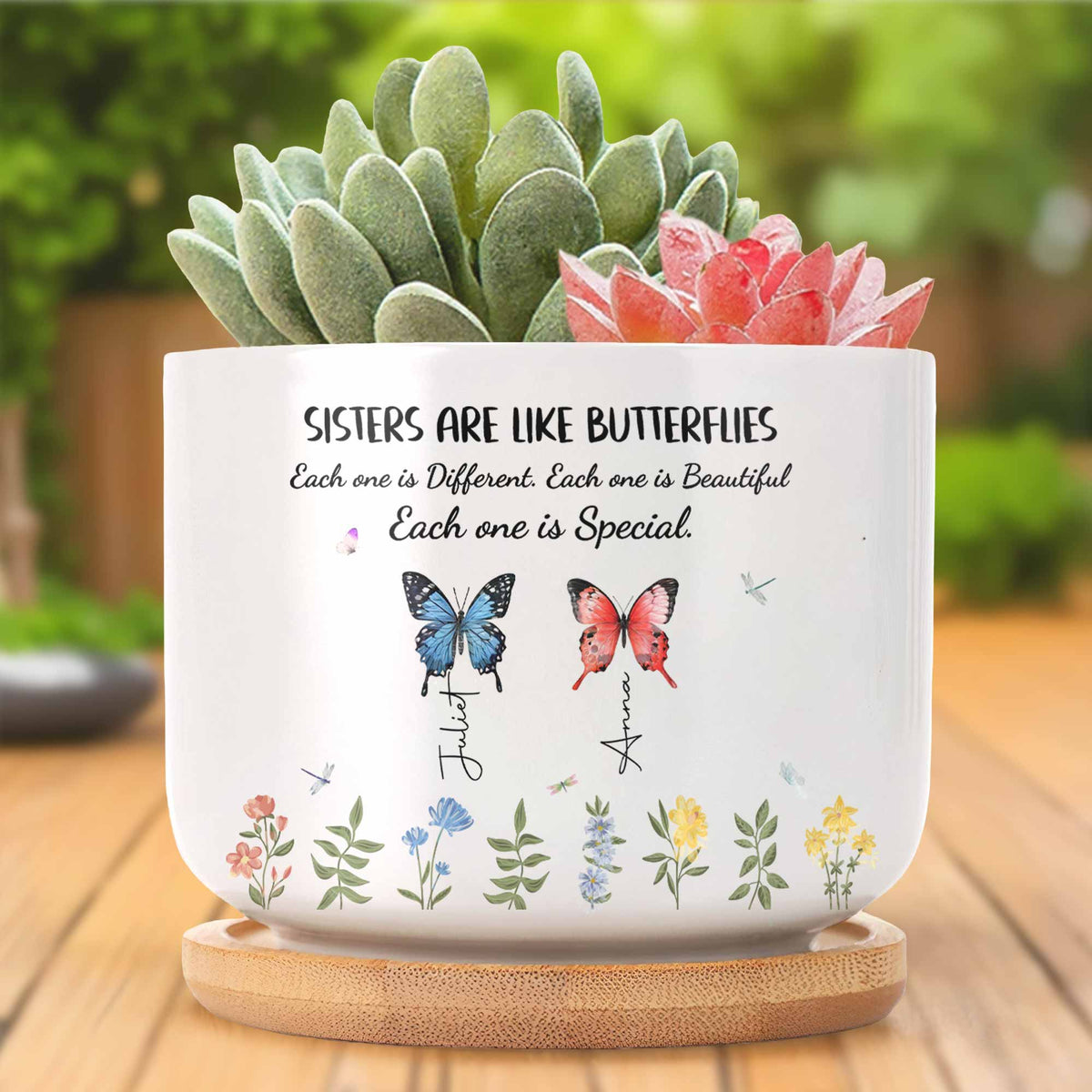 Sisters Are Like Butterflies Each One Is Special