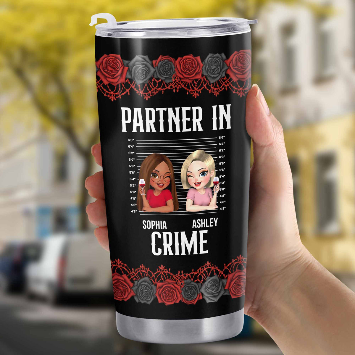 Just Remember If We Get Caught, Red Roses, Cartoon Avatars