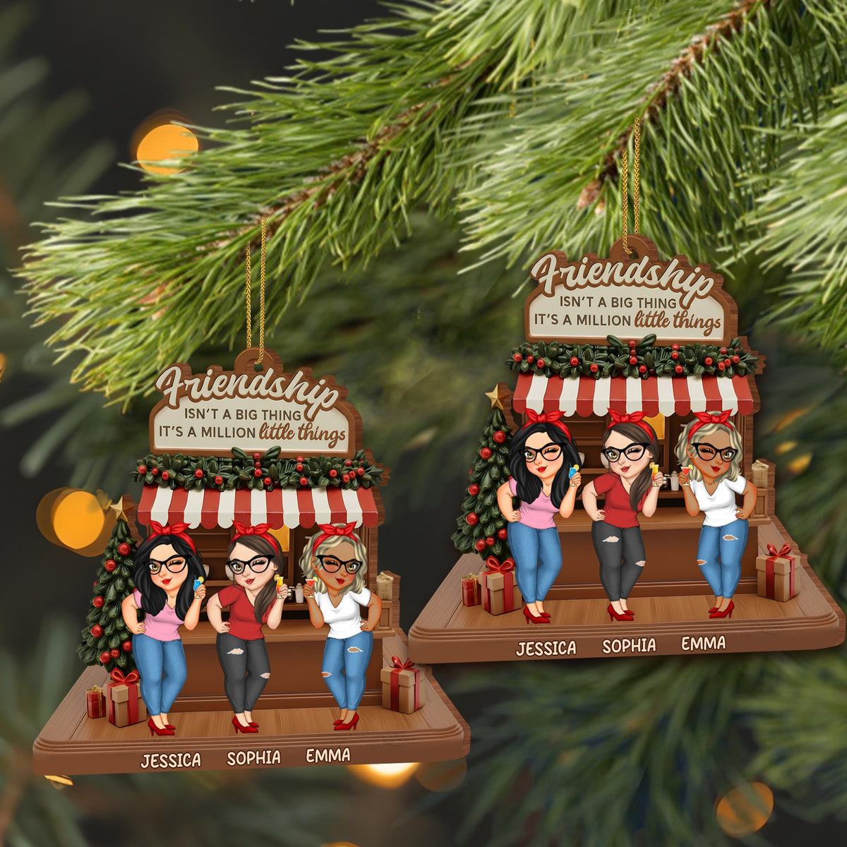Friendship Isn't A Big Thing With Holiday Decorations