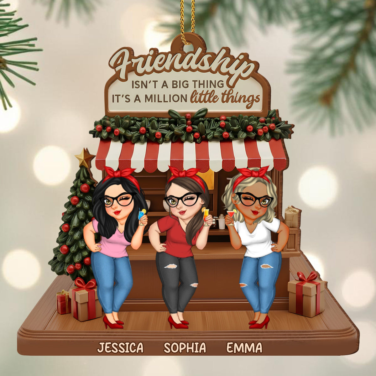 Friendship Isn't A Big Thing With Holiday Decorations