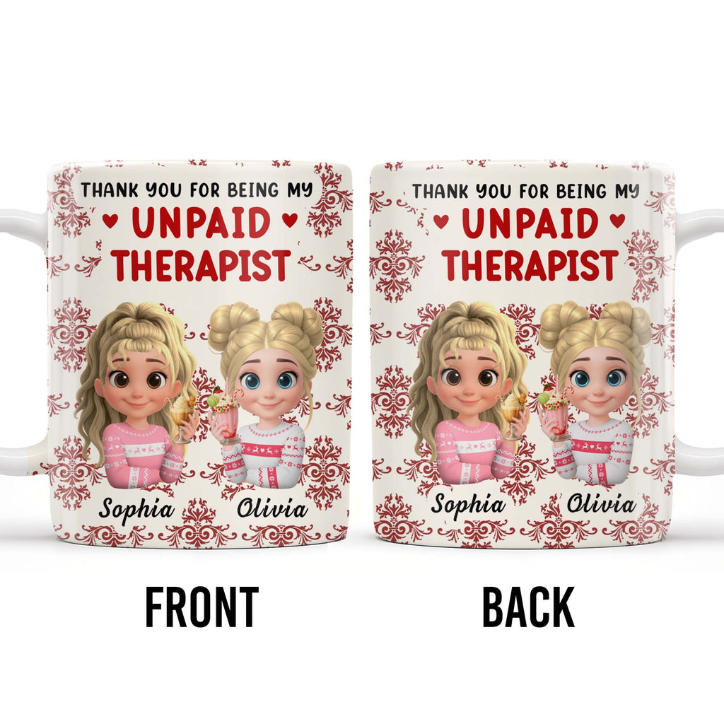 Thank You For Being My Unpaid Therapist With Cartoon Girls