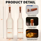Take Pride In How Far You've Come, Graduate And Balloons - Personalized Bottle Lamp - GRAD016_BTL