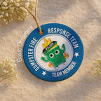 Dumpster Fire Response Team Team Leader Ornament