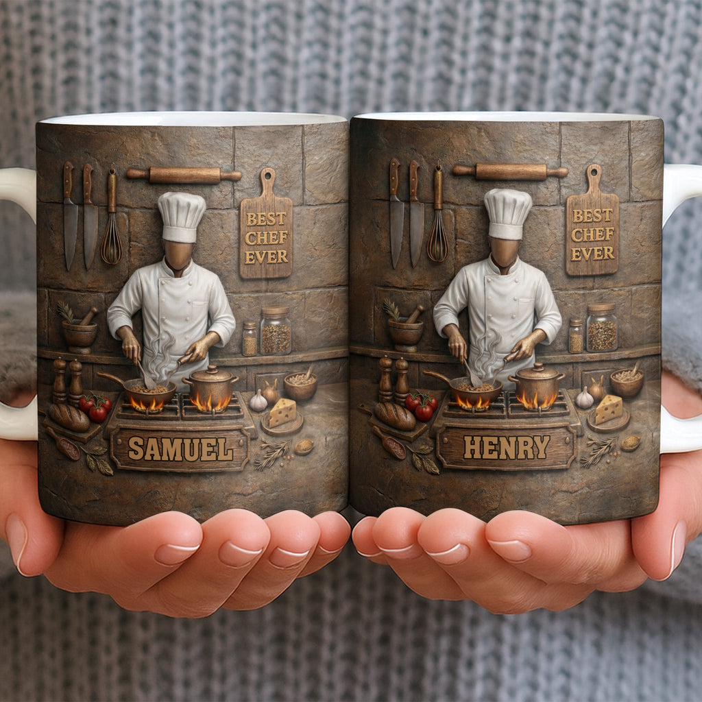 Best Chef Ever With Kitchen Tools And Cooking Stove