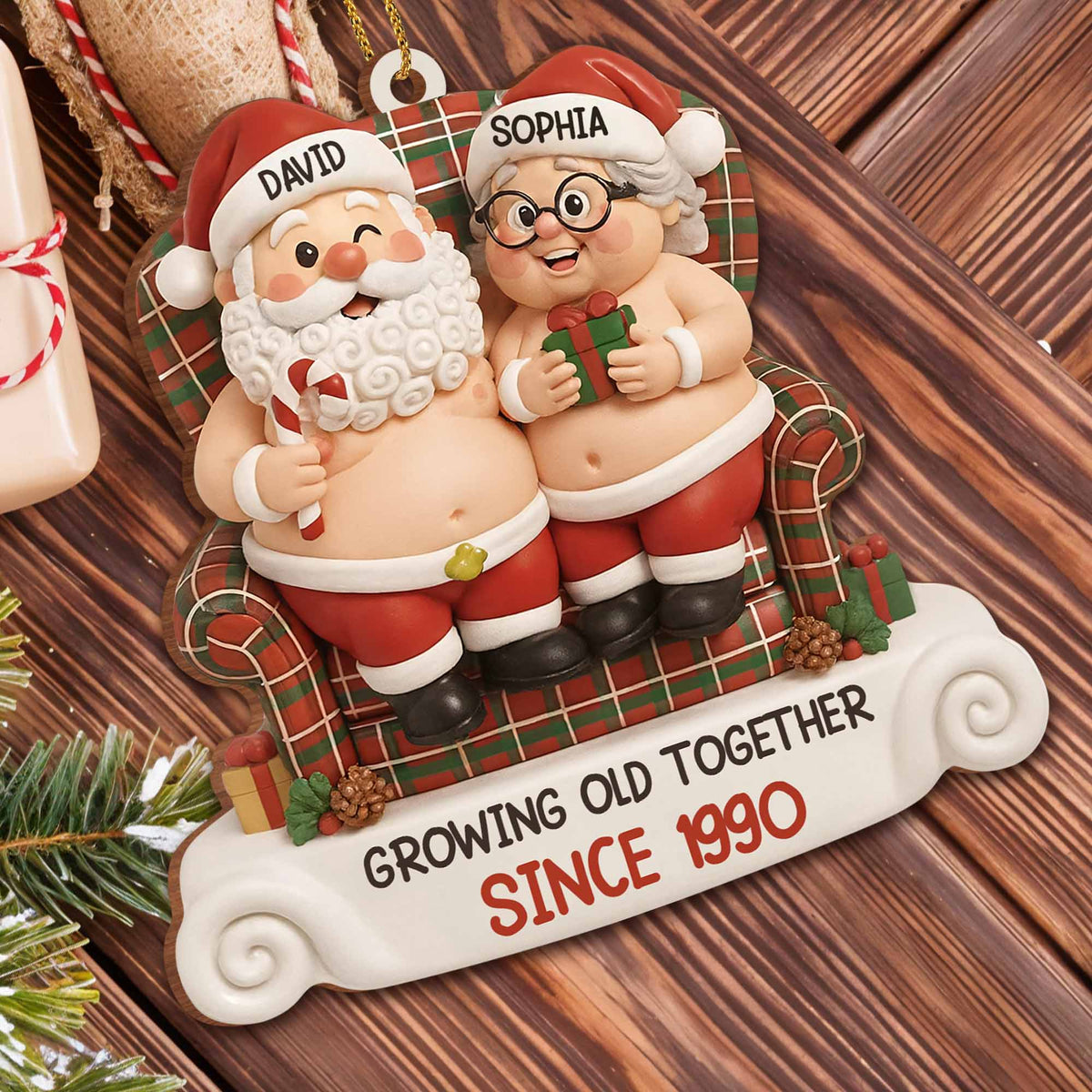 Growing Old Together With Santa And Mrs. Claus