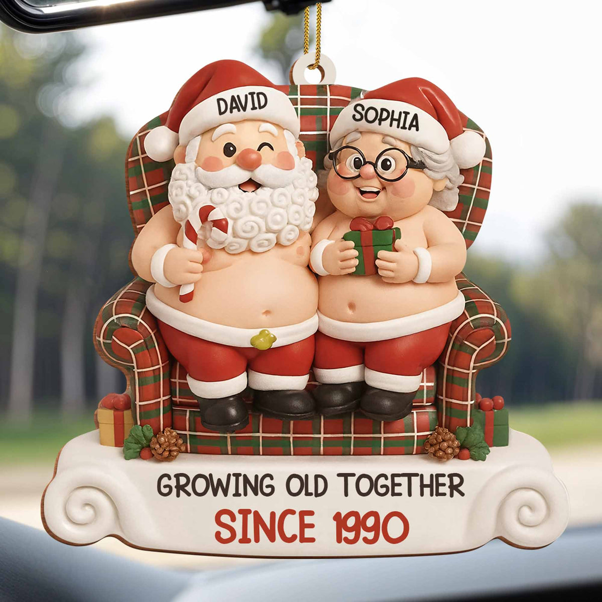 Growing Old Together With Santa And Mrs. Claus