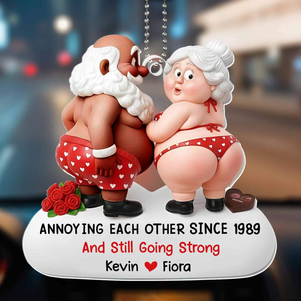 Annoying Each Other Since 1990 And Still Going Strong, Santa And Mrs. Claus