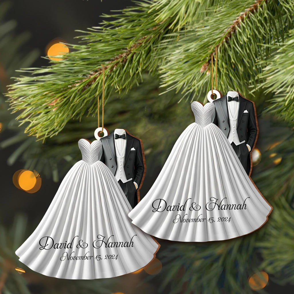 Celebrate Love And Commitment, Wedding Dress And Tuxedo