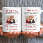 To My Wife You Are My Queen Forever Elderly Couple
