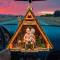 Fishing Partners For Life Cabin Ornament