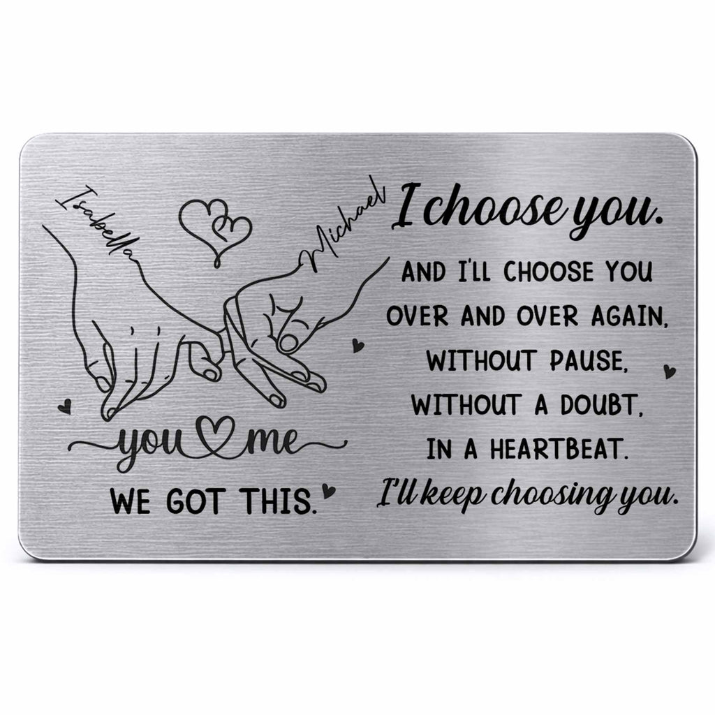 I Choose You Over And Over, Heart And Holding Hands