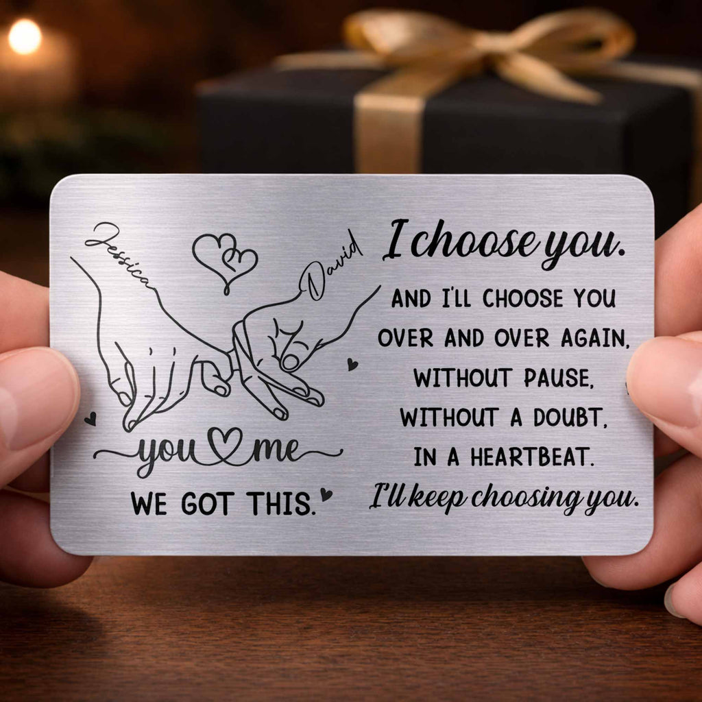 I Choose You Over And Over, Heart And Holding Hands