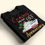 Cruising Into Our 40th Anniversary With Cruise Ship And Palm Trees