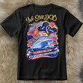 We Still Do Wedding Anniversary Cruise Ship With American Flag And Hearts - Personalized Custom Unisex T-shirt, Hoodie - CPL1412_BBAS