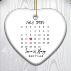 July Month Showing Important Date In Heart