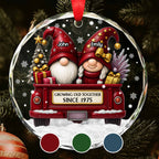 Growing Old Together, Gnomes Riding Truck With Christmas Tree