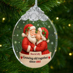 Growing Old Together Santa Claus And Mrs. Claus