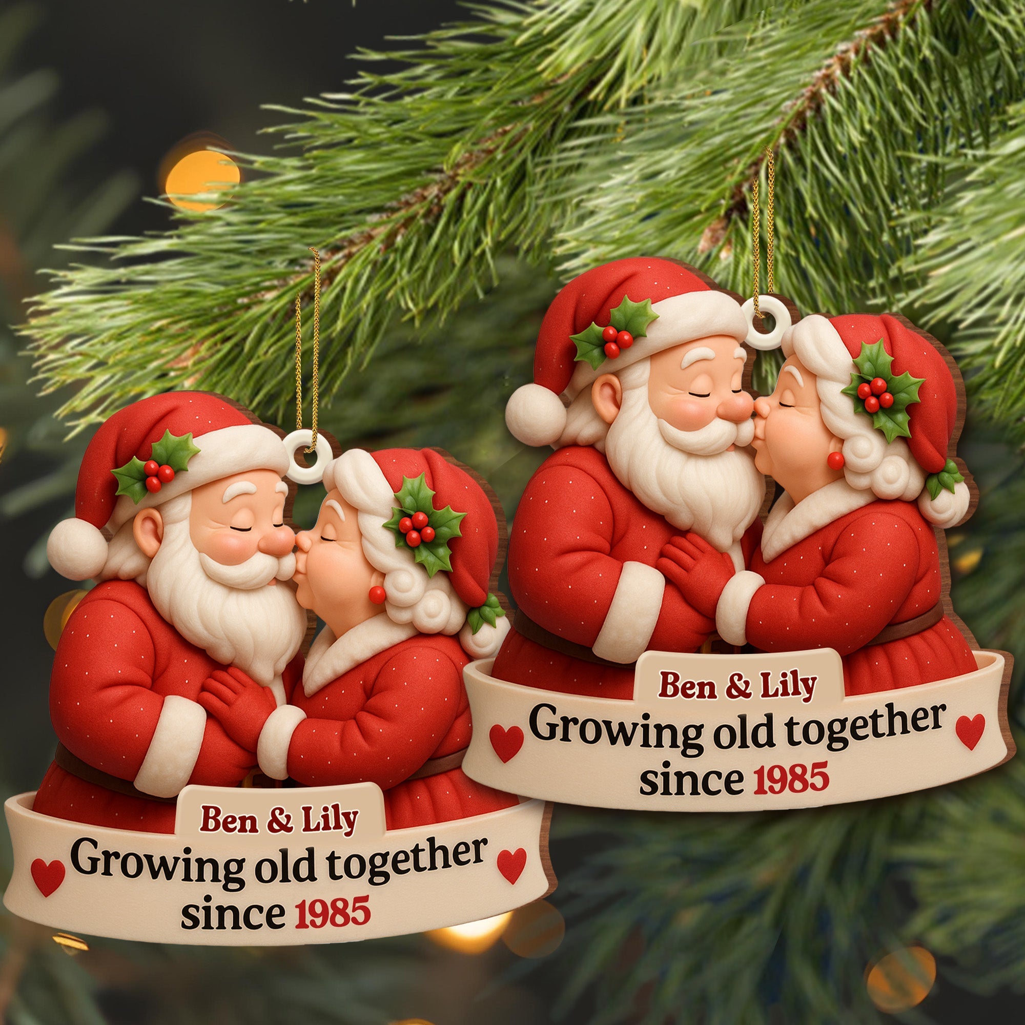 Growing Old Together With Santa and Mrs. Claus