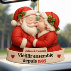Growing Old Together Santa And Mrs. Claus Ornament