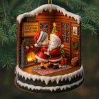 Growing Old Together Since, Santa Claus And Christmas Tree