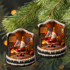 Growing Old Together Since, Santa Claus And Christmas Tree