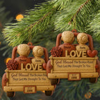 God Blessed The Broken Road, Car And Hearts Design