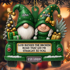 God Blessed The Broken Road That Led Me Straight To You, Christmas Decor