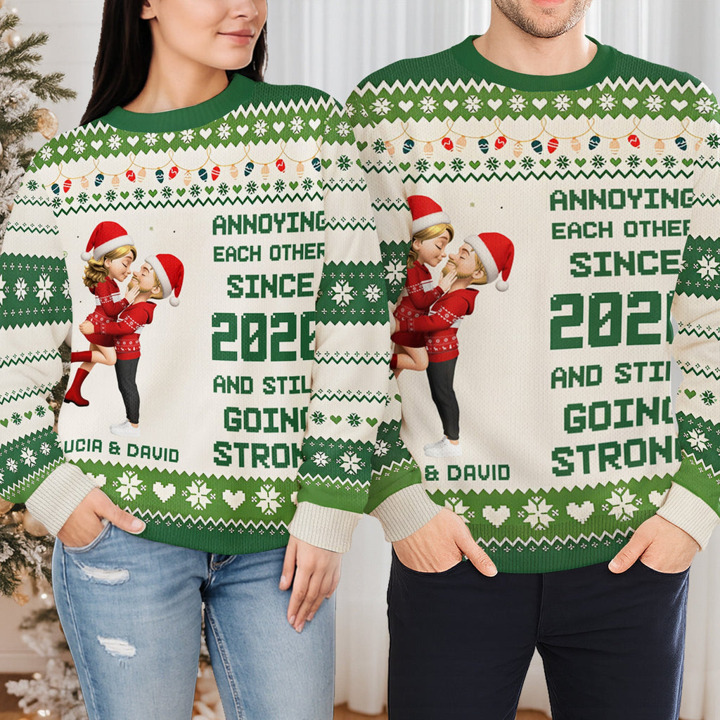Annoying Each Other Since, Santa Hats, Christmas Patterns