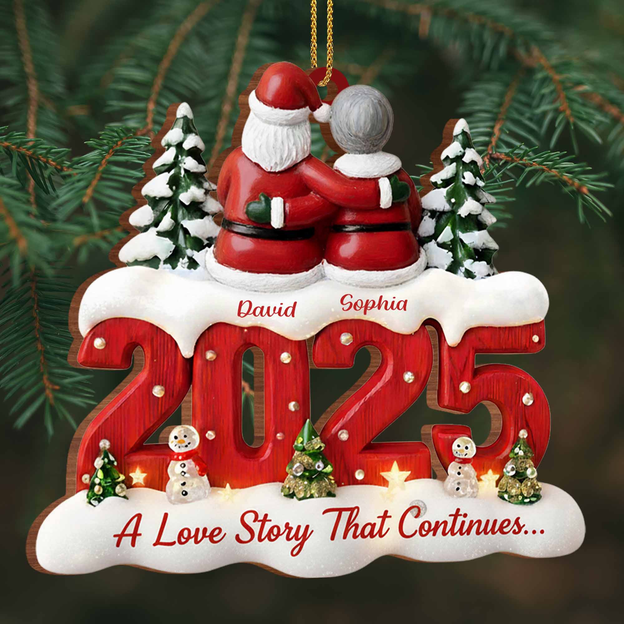 A Love Story That Continues, Santa Claus And Christmas Themes