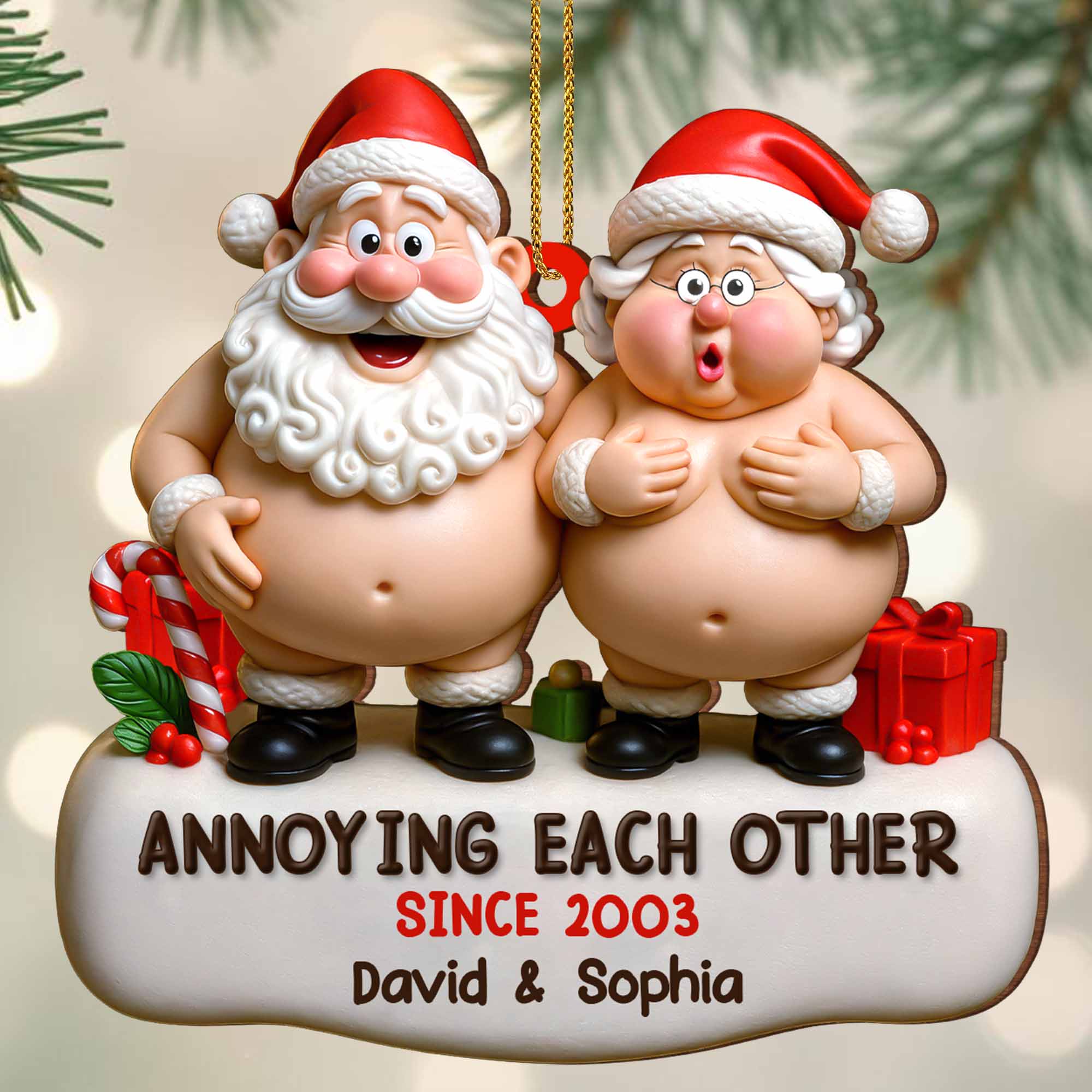 Annoying Each Other Since Santa Claus and Mrs. Claus
