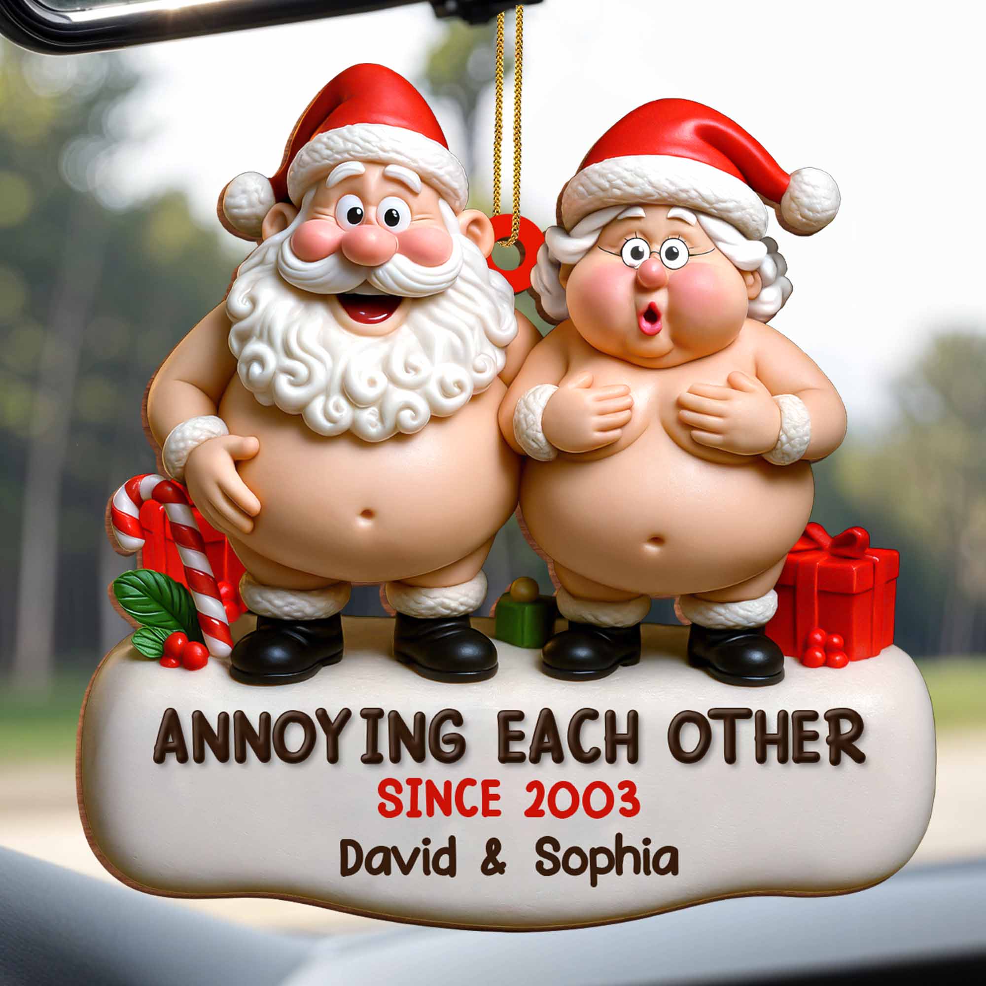Annoying Each Other Since Santa Claus and Mrs. Claus