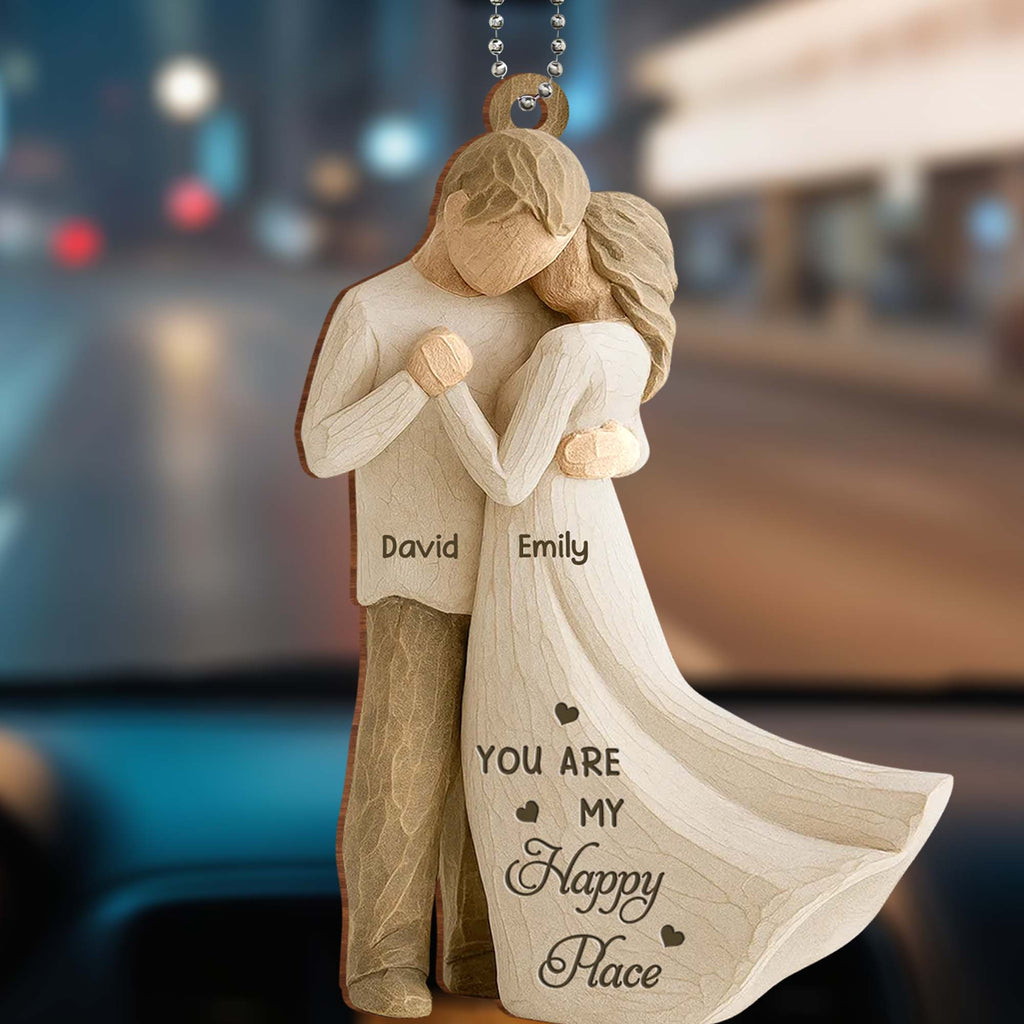 You Are My Happy Place, Couple Embracing