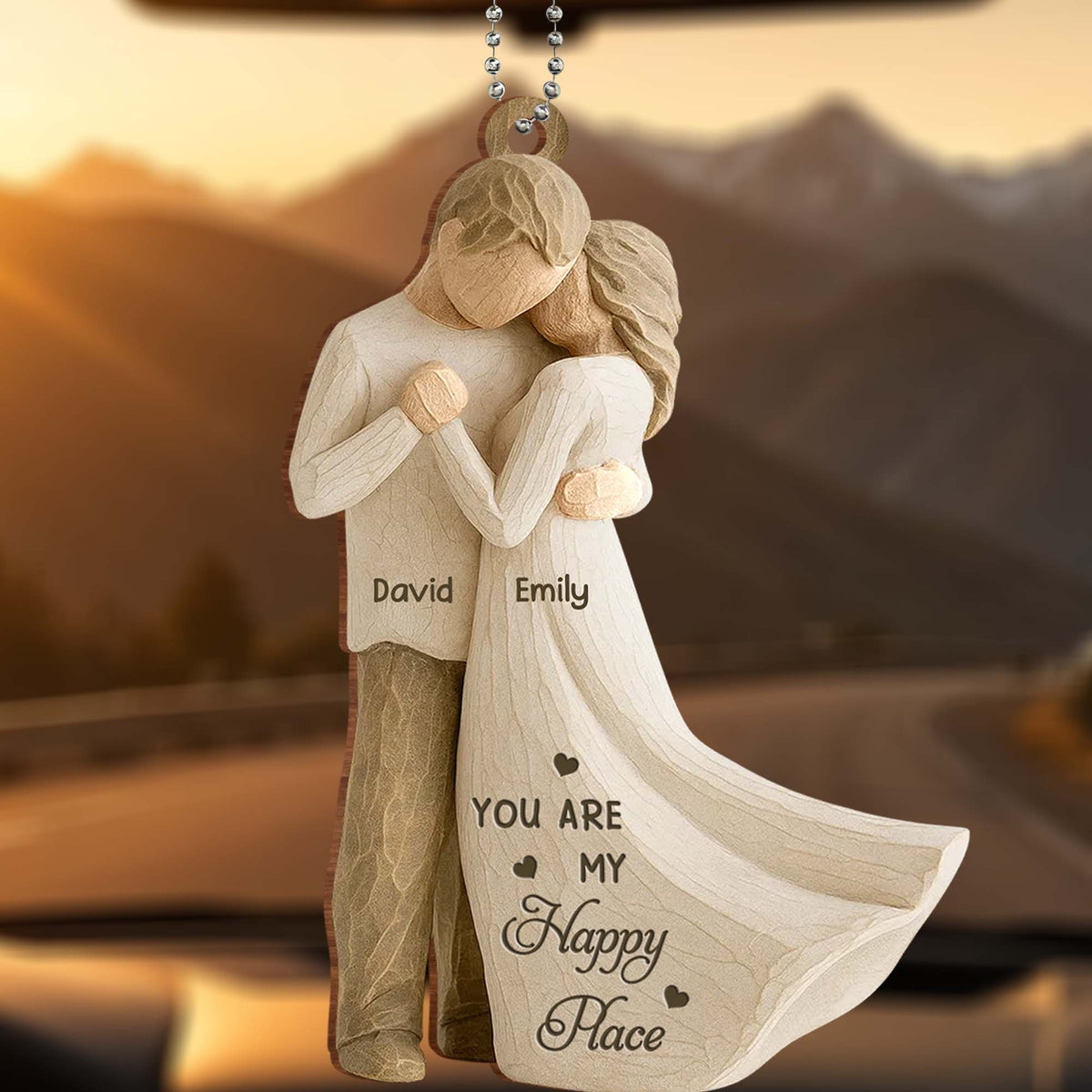 You Are My Happy Place, Couple Embracing