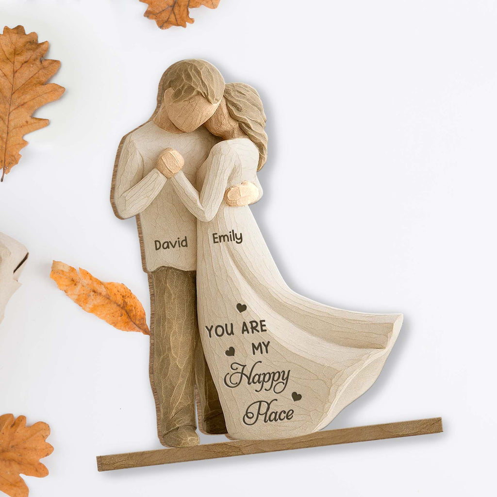 You Are My Happy Place, Couple Embracing